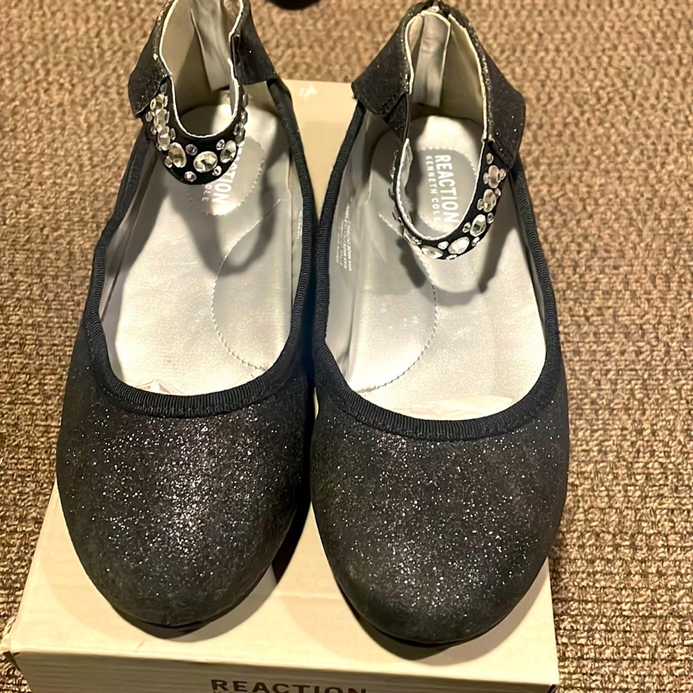 Girl black sparkle Flats
